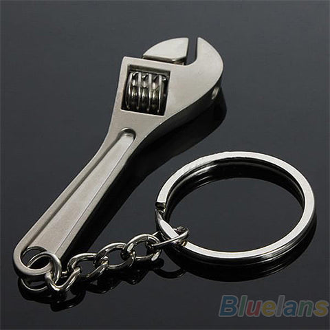 Bluelans Creative Tool Wrench Spanner Key Chain Ring Keyring Metal Keychain Adjustable