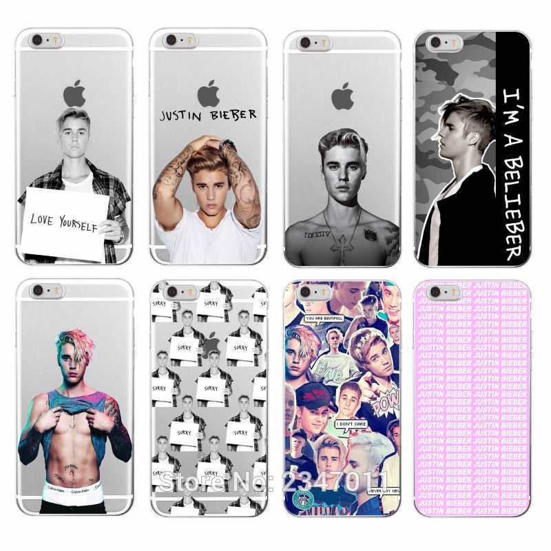 Fashion JUSTIN BIEBER Sorry Love Yourself Soft TPU Phone Case