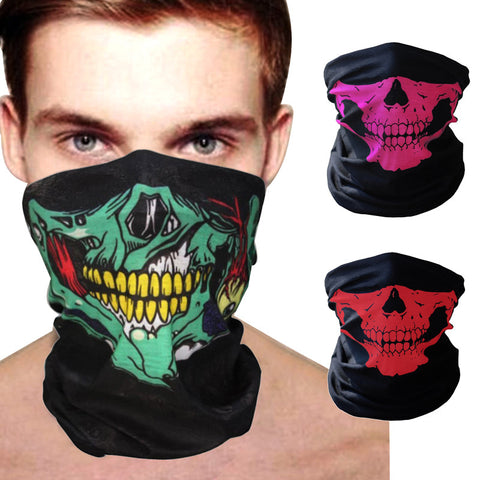 New Fashion Balaclava Beanies Motorcycle Ghost Skull Face Mask Outdoor Sports Warm Ski Caps Bicyle Bike Beanie Scarf