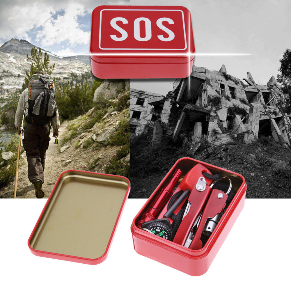 One Set Self Help Emergency Equipment SOS Kit