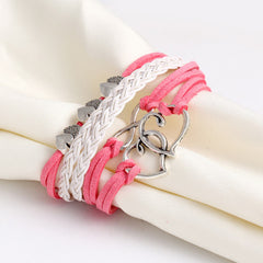 Charm Multilayer Leather Bracelet for Women ( FREE )