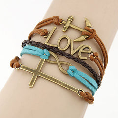 Charm Multilayer Leather Bracelet for Women ( FREE )