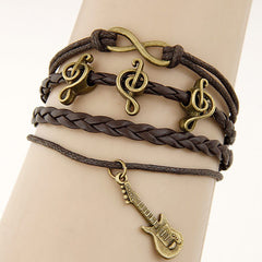 Charm Multilayer Leather Bracelet for Women ( FREE )