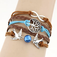 Charm Multilayer Leather Bracelet for Women ( FREE )