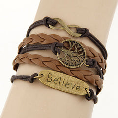 Charm Multilayer Leather Bracelet for Women ( FREE )