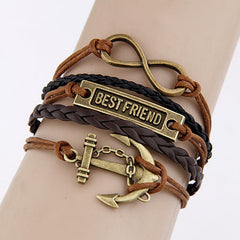 Charm Multilayer Leather Bracelet for Women ( FREE )