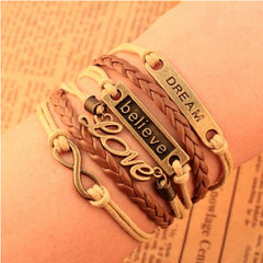 Charm Multilayer Leather Bracelet for Women ( FREE )