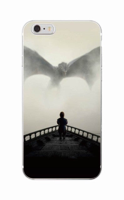 Game Of Thrones Daenerys Drogon Jon Snow tyrion lannister Soft Phone Case Fundas