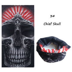 Bandanas Riding Skull Bicycle Motorcycle Riding Variety Turban Magic Headband Multi Head Scarf Scarves