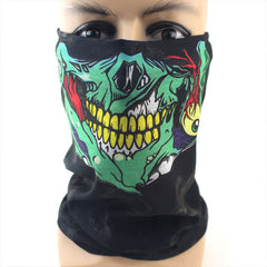 2017 Halloween Skull Skeleton Mask Motorcycle Bicycle Multi Function Scarf Half Face Masks Cap Neck Ghost Scarf Ski Mask outdoor